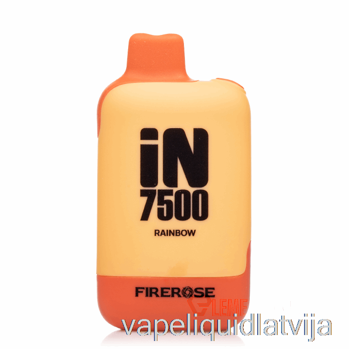 Firerose 7500 Vienreizējās Lietošanas Varavīksnes Vape šķidrumā